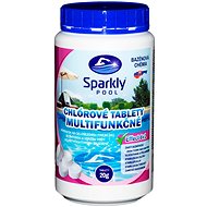 Sparkly POOL Swimming pool chlorine tablets 6in1 multifunctional 20 g 1 kg - Pool Chemicals