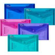 SNOPAKE Polyfile with print DL, electra - pack of 5 - Document Folder