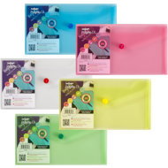 SNOPAKE Polyfile with print DL, classic - pack of 5 - Document Folder
