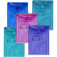 SNOPAKE Polyfile with print P A7, electra - pack of 5 - Document Folder