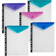 SNOPAKE Polyfile with print hanging A4 portrait, HC, electra - pack 5 pcs - Document Folder