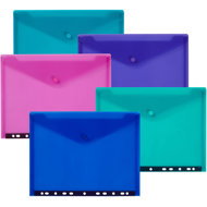 SNOPAKE Polyfile with print A4, electra - pack of 5 - Document Folder