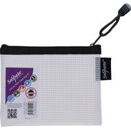 SNOPAKE EVA Clear Mesh with zipper HC, A6, black - Document Folder