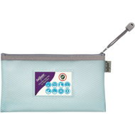 SNOPAKE EVA Pastel Mesh with zipper HC, DL, pastel blue - Document Folder