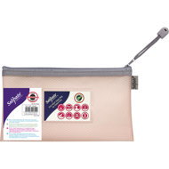 SNOPAKE EVA Pastel Mesh with zipper HC, DL, pastel pink - Document Folder