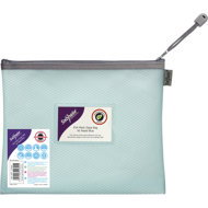 SNOPAKE EVA Pastel Mesh with zipper HC, A5, pastel blue - Document Folder