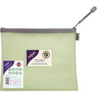 SNOPAKE EVA Pastel Mesh with zipper HC, A5, pastel green - Document Folder