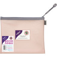 SNOPAKE EVA Pastel Mesh with zipper HC, A5, pastel pink - Document Folder