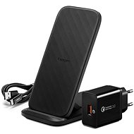 Spigen F316W Qi Fast Wireless Charger + Stand 15W - Wireless Charger