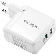 Spigen Essential F207 QC 3.0 Wall Charger White - AC Adapter