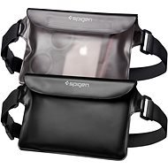 Spigen Aqua Shield WaterProof Waist Bag A620 2 Pack Black + Transparent Black - Puzdro na mobil