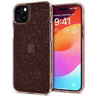 Spigen Liquid Crystal Glitter Rose Quartz iPhone 15 tok - Telefon tok