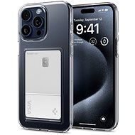 Spigen Crystal Slot Crystal Clear iPhone 15 Pro - Phone Cover