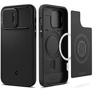 Spigen Optik Armor MagSafe Black iPhone 14 Pro Max - Handyhülle