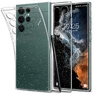 Spigen Liquid Crystal Glitter Crystal Quartz Samsung Galaxy S22 Ultra tok - Telefon tok