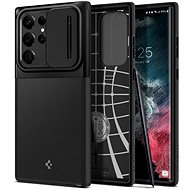 Spigen Optik Armor Black Samsung Galaxy S22 Ultra - Phone Cover