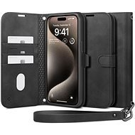 Spigen Wallet S Pro Black iPhone 15 Pro - Puzdro na mobil