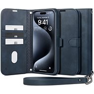 Spigen Wallet S Pro Navy iPhone 15 Pro - Puzdro na mobil