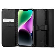 Spigen Wallet S Black iPhone 14 - Handyhülle