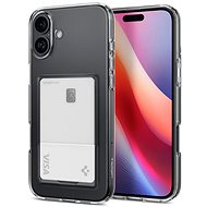 Spigen Crystal Slot Crystal Clear iPhone 16 - Phone Cover