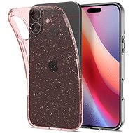 Spigen Liquid Crystal Glitter Rose Quartz iPhone 16 - Phone Cover