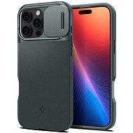 Spigen Optik Armor MagSafe Abyss Green iPhone 16 Pro Max - Phone Cover