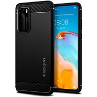 Spigen Rugged Armor Black Huawei P40 - Phone Cover