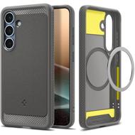 Spigen Rugged Armor MagSafe Marble Gray Samsung Galaxy S25 - Phone Cover