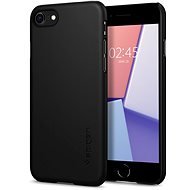 Spigen Thin Fit Black iPhone SE 2022/SE 2020/8/7 - Telefon tok