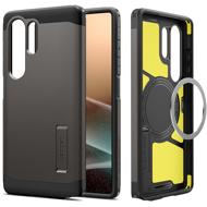 Spigen Tough Armor MagSafe Gunmetal Samsung Galaxy S25 Ultra - Phone Cover