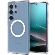 Spigen Ultra Hybrid MagSafe Clear White Samsung Galaxy S25 Ultra - Kryt na mobil