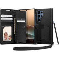 Spigen Wallet S Black Samsung Galaxy S25 Ultra - Phone Case
