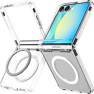 Spigen Ultra Hybrid Pro MagSafe Clear White Samsung Galaxy Z Flip 7 - Phone Cover