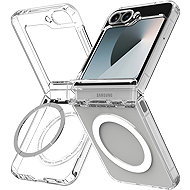Spigen Ultra Hybrid Pro MagSafe Clear White Samsung Galaxy Z Flip 7 FE/Flip 6 - Phone Cover