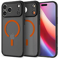Spigen Ultra Hybrid MagSafe Frost Black orange iPhone 17 Pro Max - Phone Cover