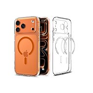 Spigen Ultra Hybrid MagSafe Clear Orange iPhone 18 Pro/17 Pro - Phone Cover
