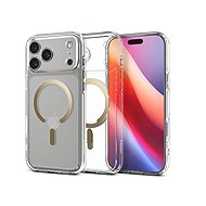 Spigen Ultra Hybrid MagSafe Clear gold iPhone 18 Pro/17 Pro - Phone Cover