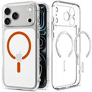 Spigen Ultra Hybrid MagSafe Clear Orange iPhone 18 Pro Max/17 Pro Max - Phone Cover