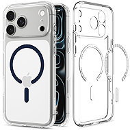 Spigen Ultra Hybrid MagSafe Clear Deep Blue iPhone 18 Pro Max/17 Pro Max - Phone Cover