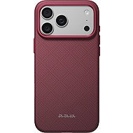 Pitaka Summa Case Argyle Burgundy iPhone 18 Pro Max - Phone Cover