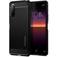 Spigen Rugged Armor, Black, Sony Xperia 10 II - Phone Cover