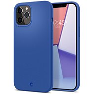 Spigen Silicone, Navy, iPhone 12 Pro Max - Phone Cover