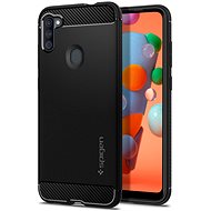 Spigen Rugged Armor, Black, Samsung Galaxy M11/A11 - Phone Cover