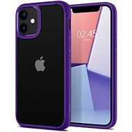 Spigen Crystal Hybrid, Purple, iPhone 12 mini - Phone Cover