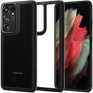 Spigen Ultra Hybrid Samsung Galaxy S21 Ultra fekete tok - Telefon tok