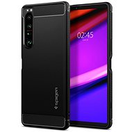 Spigen Rugged Armor Black Sony Xperia 1 IV - Phone Cover