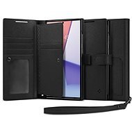 Spigen Wallet S Plus Samsung Galaxy S23 Ultra fekete tok - Telefon tok