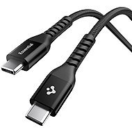 Spigen Essential USB C to USB C 100W Fabric Cable Black EB10010CCA - Power Cable