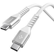 Spigen Essential USB C to USB C 100W Fabric Cable White EB10010CCA - Power Cable