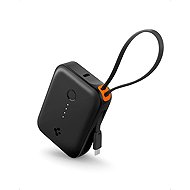 Spigen Essential 10,000 mAh 30W Power Bank (Built in Cable) Black EA3010BT - Power Bank